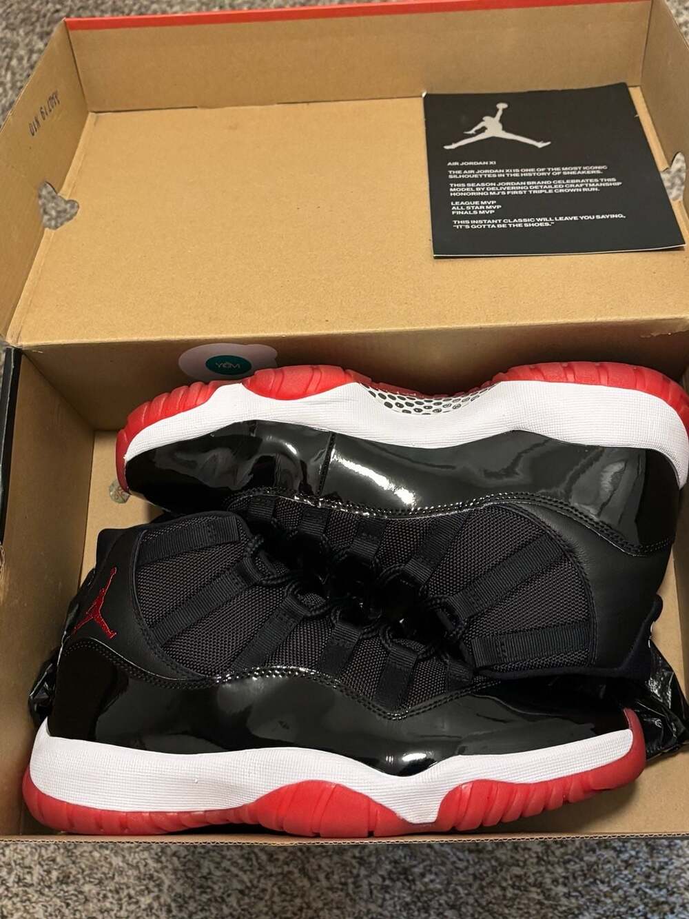 Nike Air Jordan 11 Retro ‘Playoffs Bred’ (2019). 9 men’s. Worn 1x.